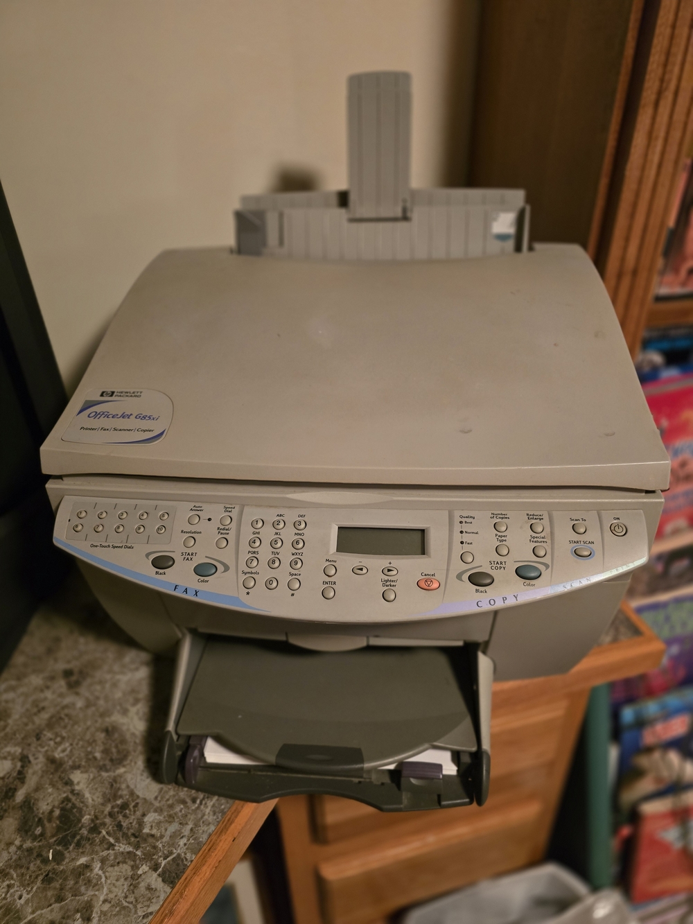 HP All-in-One Office Laser Printer Copier Fax - Gray